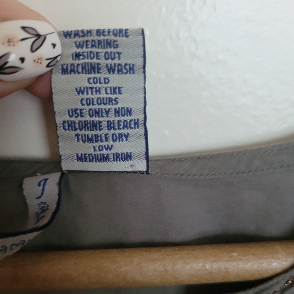 J. Gee Gray Bohemian Beaded Long Sleeve Blouse Size Extra Large - Picture 7 of 8